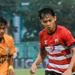 Madura United saat menjamu Semen Padang di pekan ke-14 Liga 1