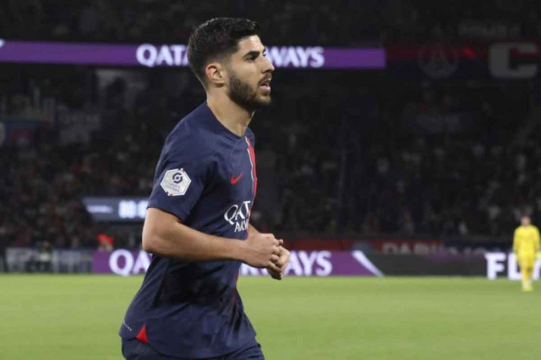 Marco Asensio saat beraksi untuk PSG