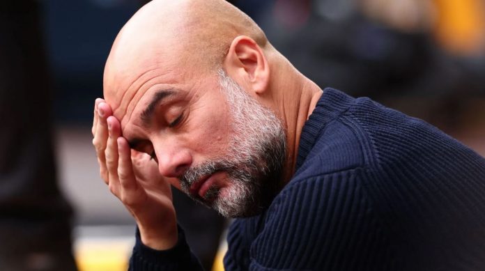 Pep Guardiola pelatih Manchester City