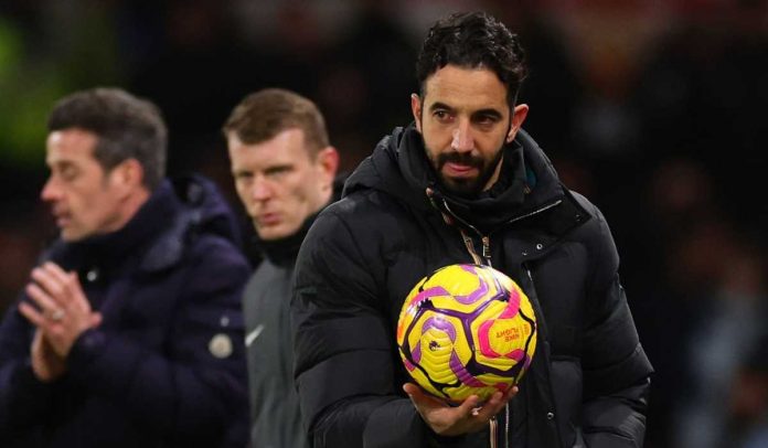 Ruben Amorim di laga Fulham vs Manchester United di Premier League