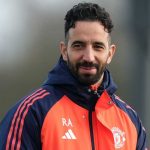 Ruben Amorim di sesi latihan Manchester United