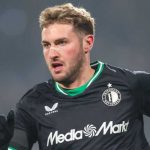 Santiago Gimenez di laga Willem vs Feyenoord di Eredivisie