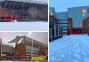 Stadion Anfield tertutup salju tebal mengancam jadwal pertandingan Liverpool vs Manchester United