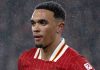 Trent Alexander-Arnold di laga kontra Manchester United