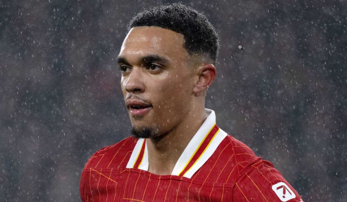 Trent Alexander-Arnold di laga kontra Manchester United