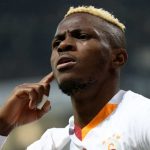 Victor Osimhen selebrasi merayakan gol