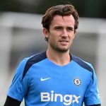Ben Chilwell di sesi latihan Chelsea