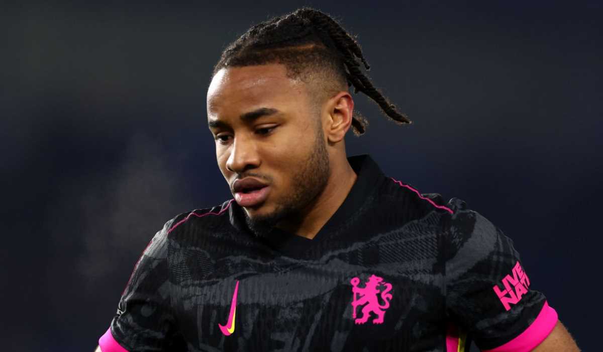 Christopher Nkunku di laga Brighton vs Chelsea