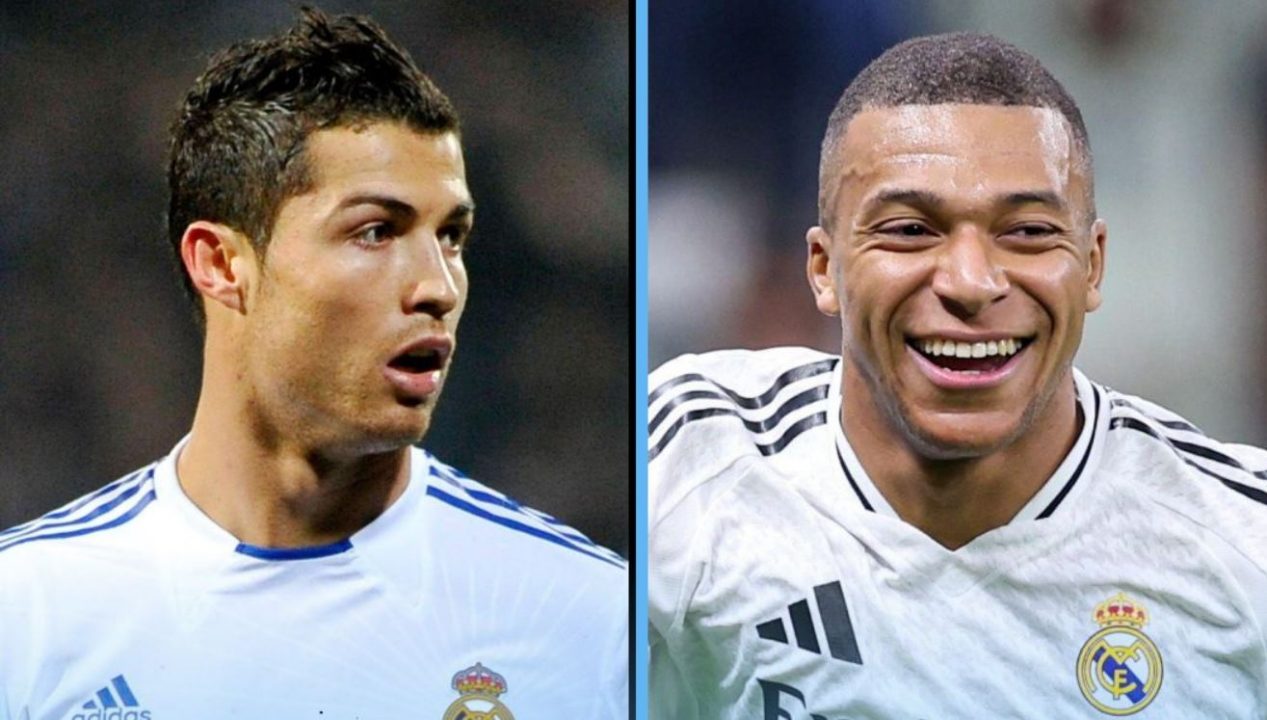 Cristiano Ronaldo dan Kylian Mbappe - Real Madrid