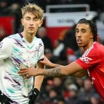 Dean Huijsen dikawal Leny Yoro di laga Manchester United vs Bournemouth