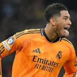 Ekspresi Jude Bellingham di laga Manchester City vs Real Madrid