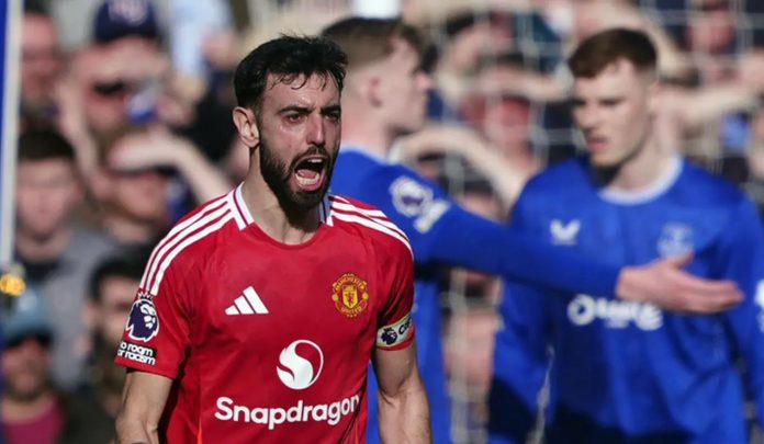 Everton vs Man United - Bruno Fernandes