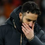 Gestur Ruben Amorim di laga Manchester United vs Leicester City