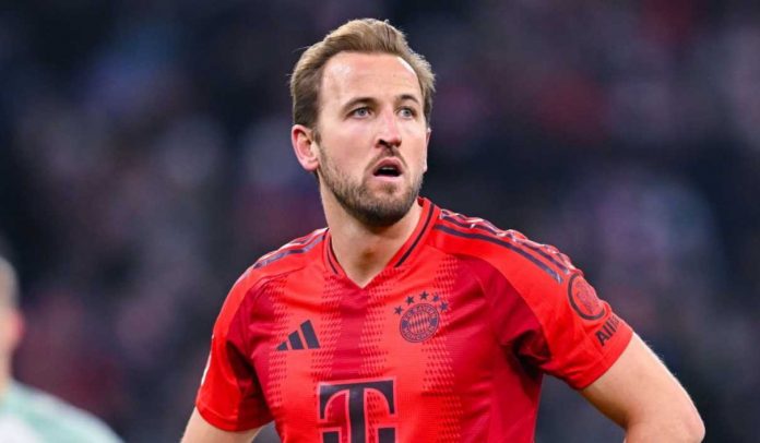 Harry Kane di laga Bayern Munchen vs Werder Bremen