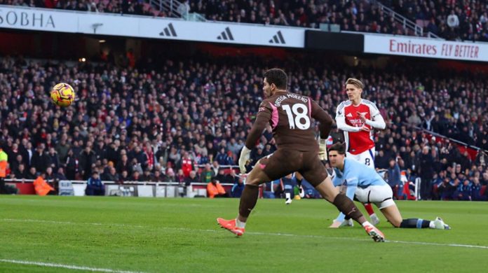 Hasil Arsenal vs Manchester City skor akhir 5-1 - Liga Inggris