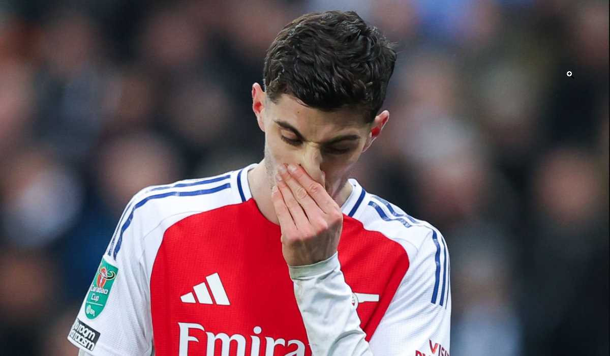 Kai Havertz di laga Newcastle United v Arsenal