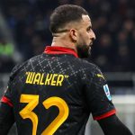 Kyle Walker di laga AC Milan vs Verona