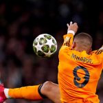 Kylian Mbappe mencetak gol ke gawang Manchester City