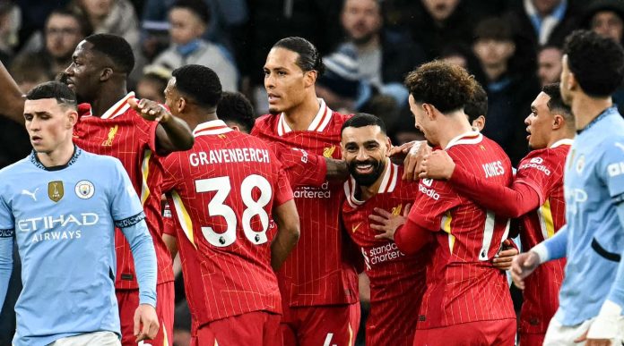 Liverpool saat mengalahkan Manchester City