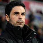 Mikel Arteta di laga Arsenal vs Manchester City