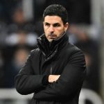 Mikel Arteta di laga Newcastle United v Arsenal