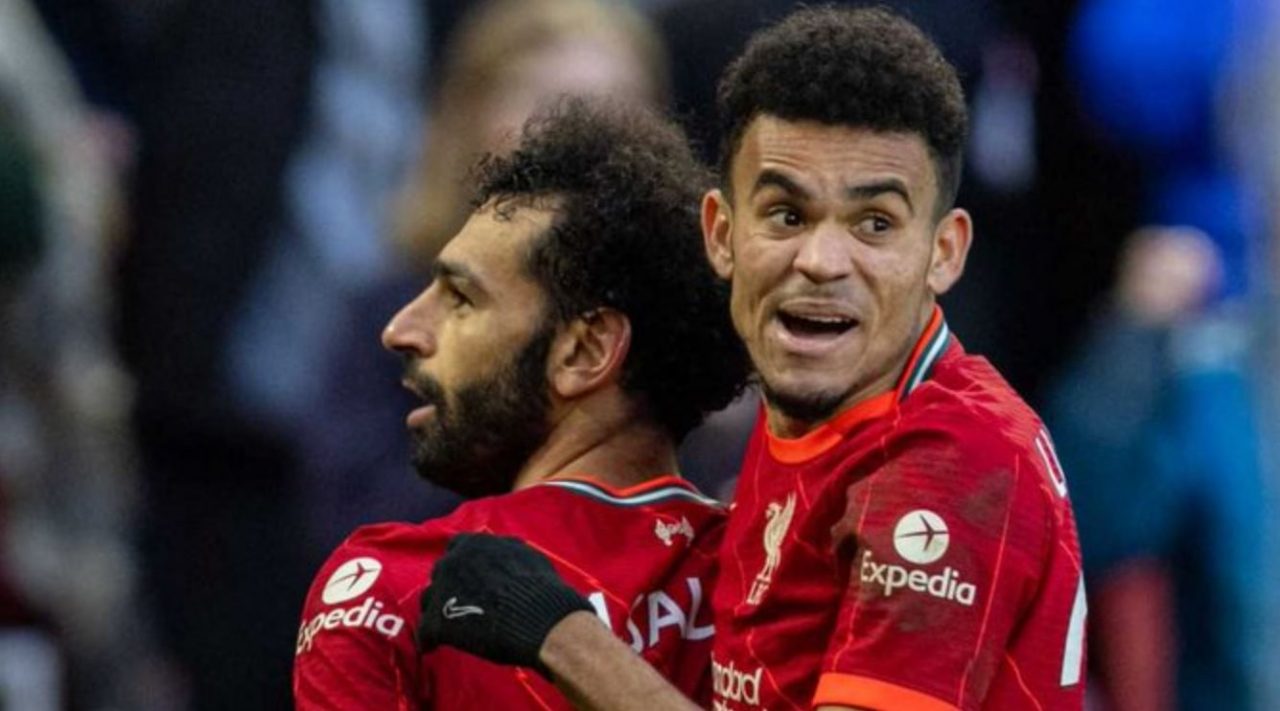 Mohamed Salah dan Luis Diaz pemain terbaik Liverpool