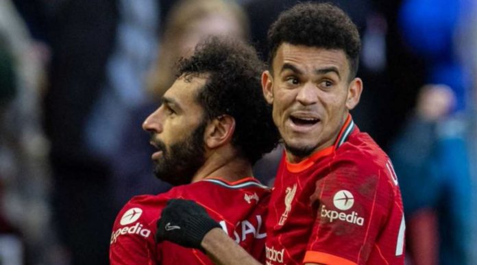 Mohamed Salah dan Luis Diaz pemain terbaik Liverpool