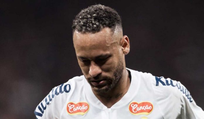 Neymar di laga Corinthians vs Santos