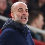 Pep Guardiola di laga Arsenal vs Manchester City