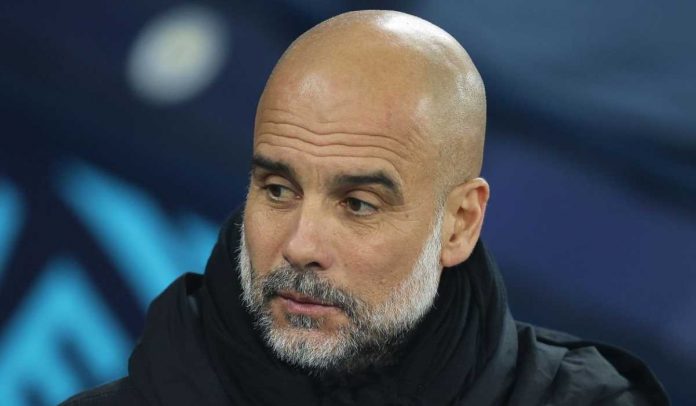 Pep Guardiola di laga Manchester City vs Real Madrid