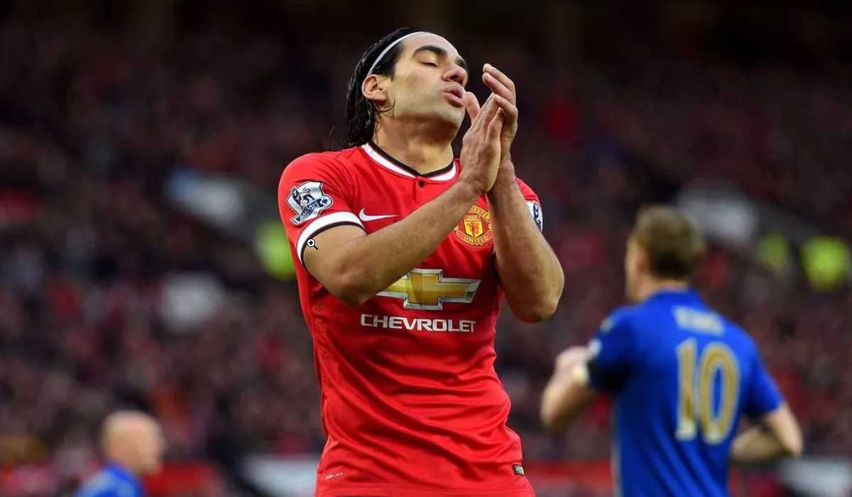 Radamel Falcao tampil flop di Manchester United