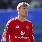 Rasmus Hojlund di laga Everton vs Manchester United