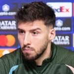 Ruben Dias dalam konferensi pers Manchester City
