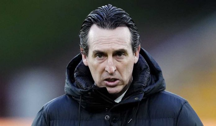 Unai Emery di laga Wolves vs Aston Villa