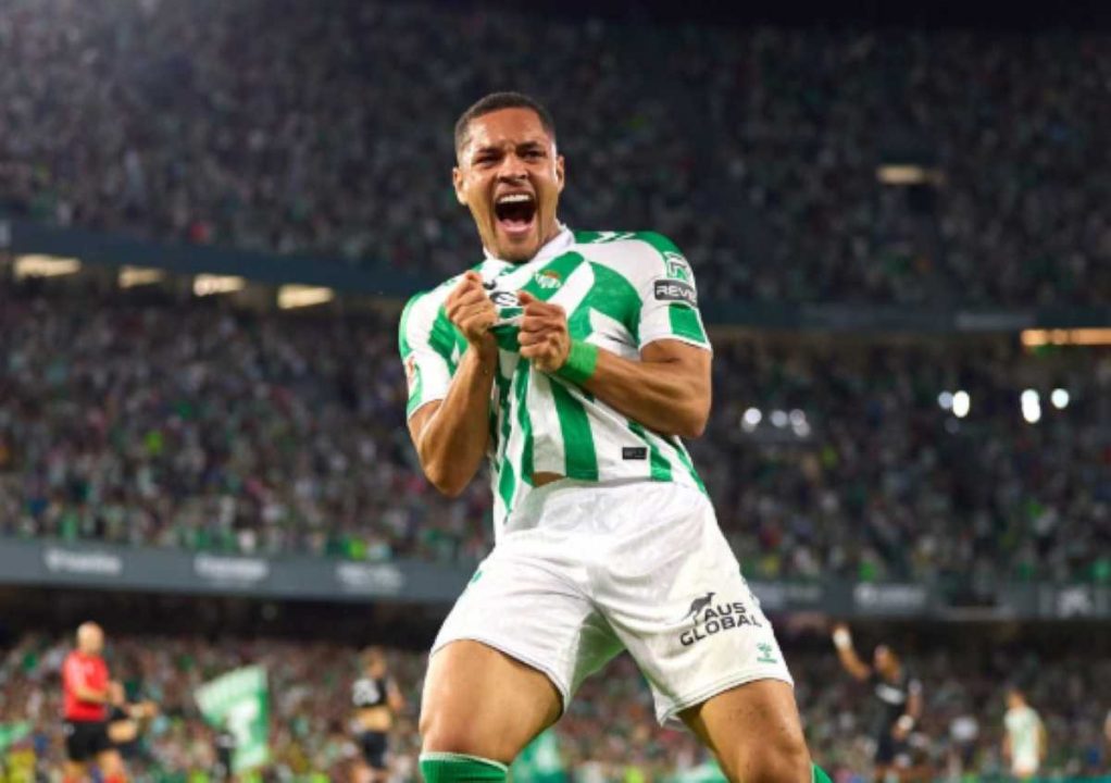 Vitor Roque dalam sebuah laga yang dilakoni Real Betis