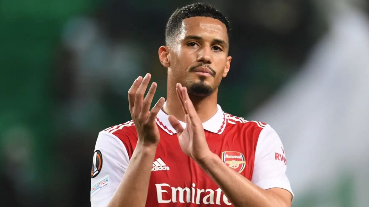 William Saliba pemain Arsenal