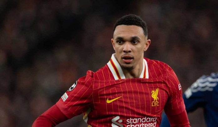 Aksi Trent Alexander-Arnold di laga Liverpool vs PSG