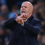 Arne Slot di laga Manchester City vs Liverpool
