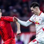 Benjamin Sesko di laga Bayern Munchen v RB Leipzig