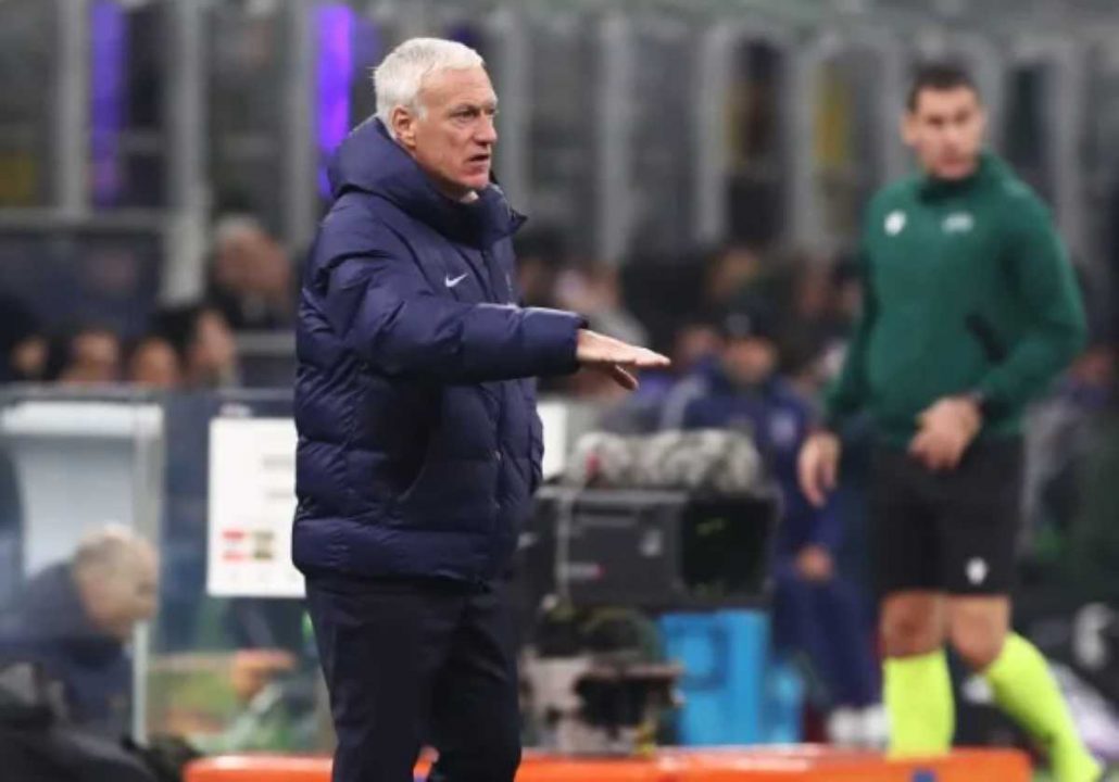 Didier Deschamps dalam sebuah laga Timnas Perancis