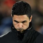 Ekspresi Mikel Arteta usai laga Nottingham Forest vs Arsenal