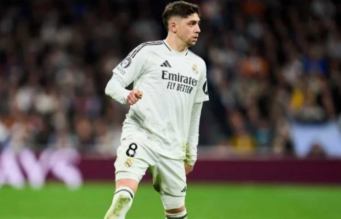 Federico Valverde dalam sebuah laga yang dimainkan Real Madrid