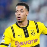 Felix Nmecha dalam aksinya untuk Borussia Dortmund