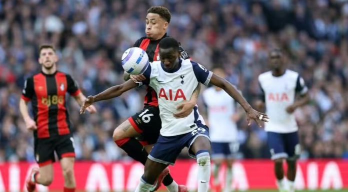 Hasil Tottenham Hotspur vs Bournemouth skor akhir 2-2 - Liga Inggris