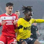 Hayden Hackney di laga Middlesbrough vs Watford