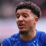 Jadon Sancho di pertandingan Arsenal vs Chelsea