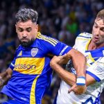 Juan Gimenez di laga Boca Juniors v Rosario Central