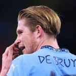 Kevin de Bruyne di laga Manchester City v Plymouth Argyle