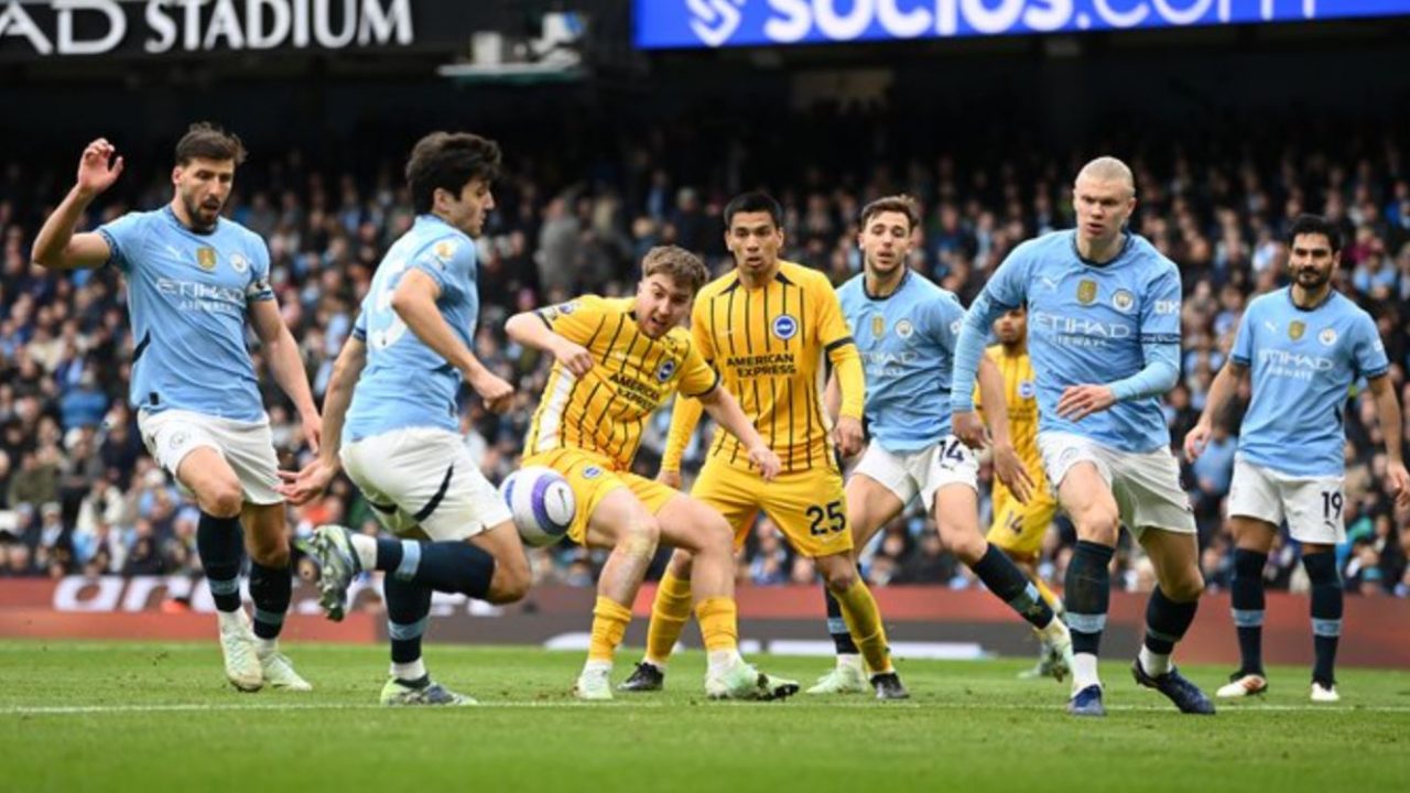 Manchester City vs Brighton - Liga Inggris