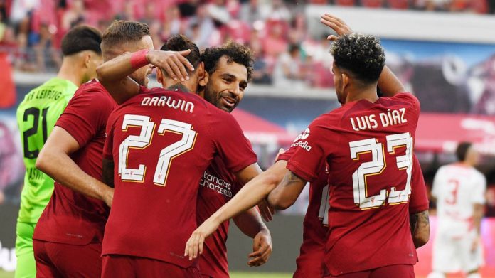 Mohamed Salah, Darwin nunez, Luis Diaz bintang penyerang Liverpool